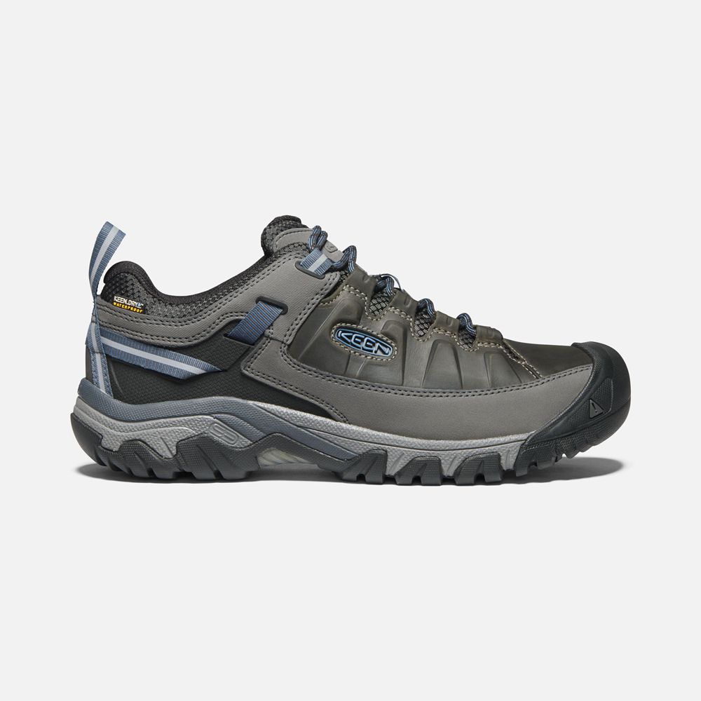 Keen Outdoor Ayakkabı Erkek Koyu Gri - Targhee Iii Waterproof Wide - Türkiye UXLI52610